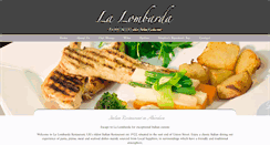 Desktop Screenshot of lalombarda.co.uk